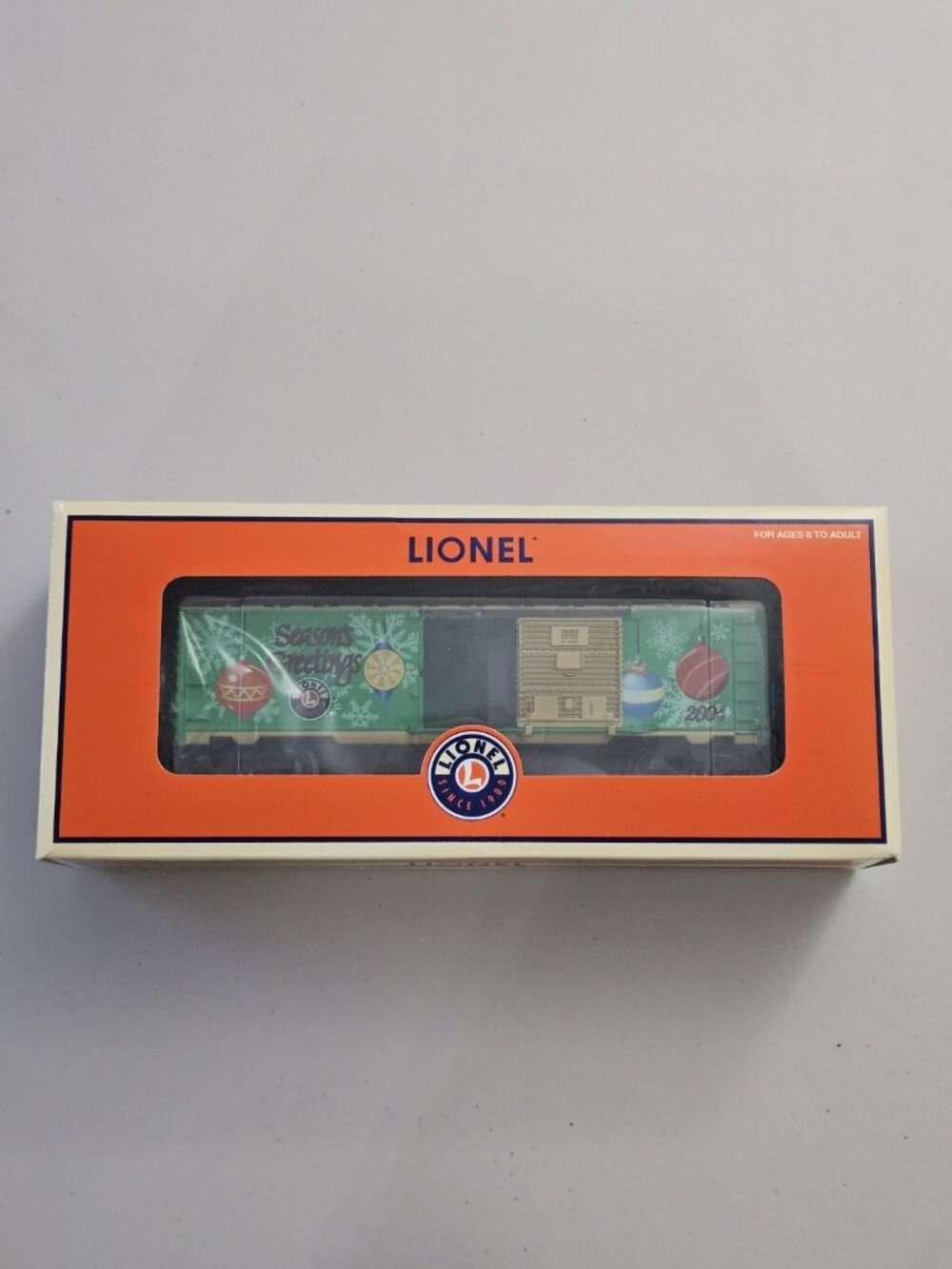 Lionel 2004 LRRC Holiday Boxcar 6-39264 Seasons Greetings O Gauge